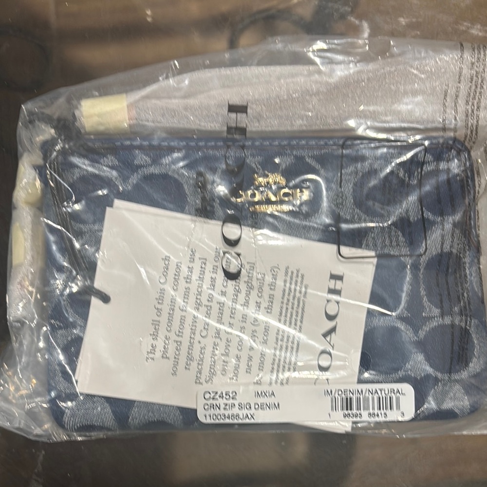 Coach Denim Wristlet 2025 Collection